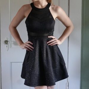 Black night out sparkly dress